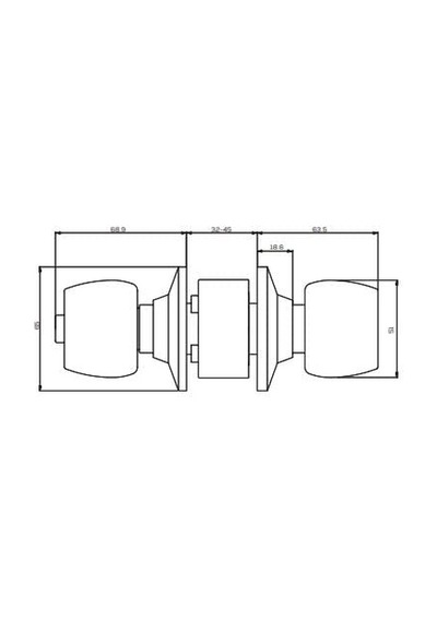 Arco Topuzlu Kilit Saten Anahtarsız Wc&amp Banyo Genel