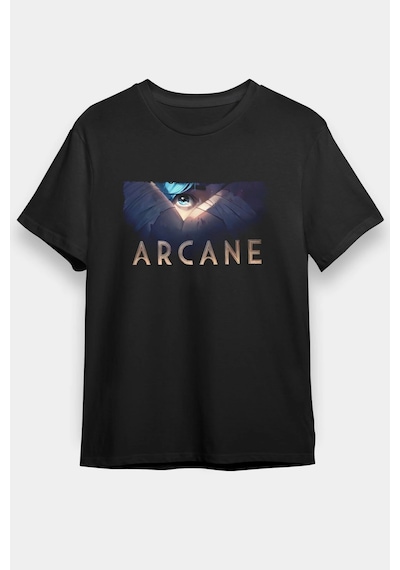 Adrift Arcane Siyah Unisex Tişört T-shirt Siyah