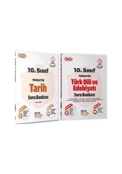 Çap Yayınları 10.sınıf Tarih Ve Türk Dili Edebiyatı Soru Bankası Seti 2 Kitap
