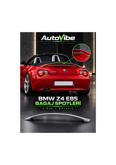 Bmw Z4 E85 Uyumlu Cabrio Spoiler Fiber-astarlı Kusursuz Ürün