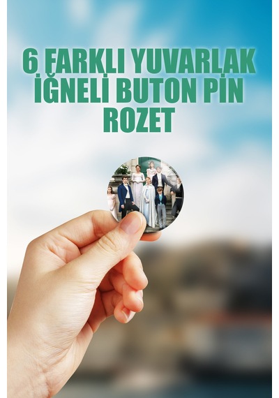 Bridgerton Dizi Çanta Süsü İğneli Buton Rozet Seti 6 Adet Altılı
