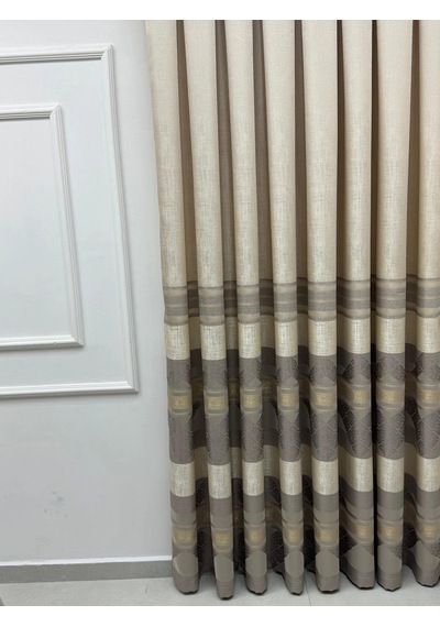 Nivemeshome Ceyhan V-5202 Vizon 1/3 Pileli Fon Perde Apm 60x250