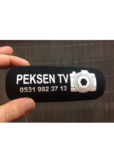 Sony Mc2500 Kamera Mikrofon Süngerine Logo Baskısı
