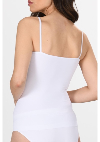 Mısfit Kadın 1607 Ince Askılı Atlet Beyaz-S-M-S-1