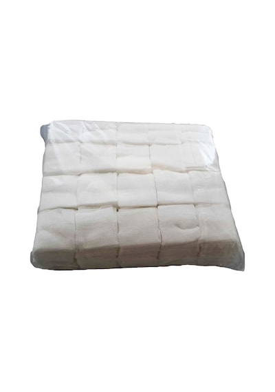 500 Adet 8 Katlı Gazlı Bez - Spanç 7.5X 7.5 Cm
