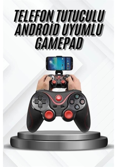 Mey İthalat Yeni Nesil X3 Gamepad Android Uyumlu Telefon Tutucu Özellikli Joystick 61828417