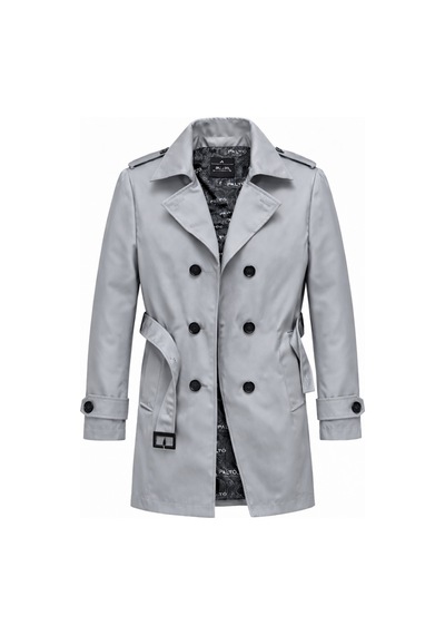 Alaska The Last Frontier Regular Fit Su Geçirmez Soğuğa Dayanıklı Trençkot Gri
