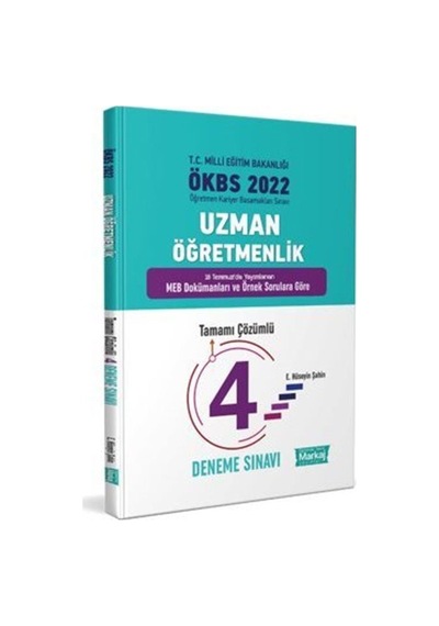 Uzman Öğretmenlik Tamamı Çözümlü 4 Deneme Sınavı / Hüseyin Şahin