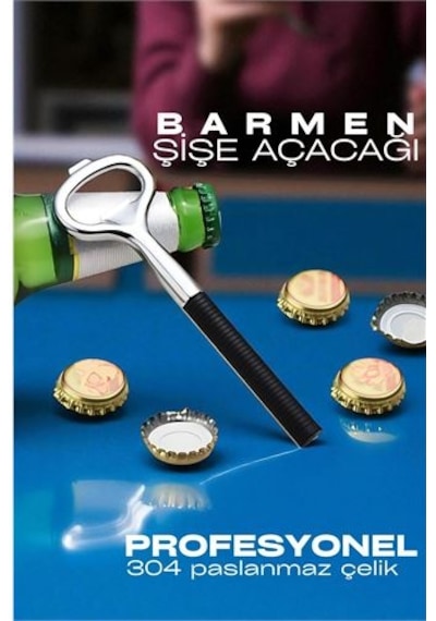 Barmen Şişe Açacağı - Profedsyonel Şişe Açacağı 304 Çelik 721982 Diğer