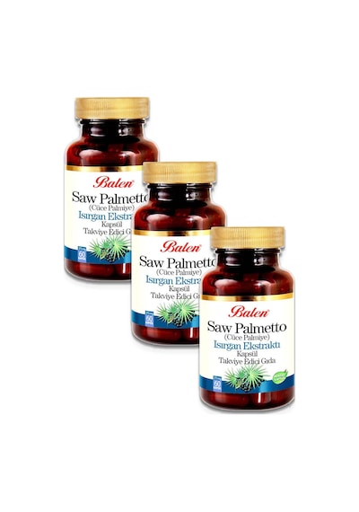 Balen Saw Palmetto Isırgan Ekstraktı Çinko 375 MG 60 Kapsül x 3 Ad