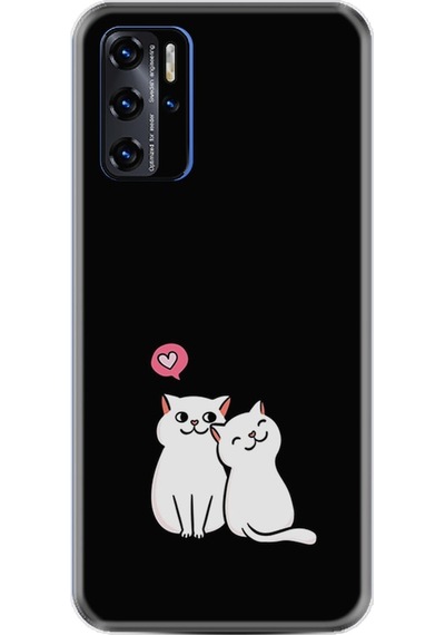 Reeder P13 Blue 2021 Kılıf Boyun Askılı Love Cats 1690