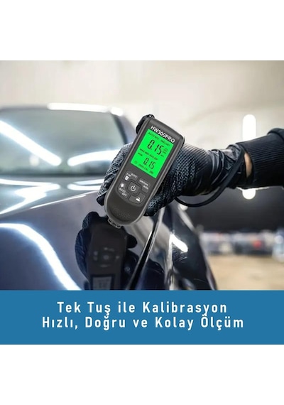 Valkyrie Hw-300 Pro Kaplama Kalınlığı Ölçer 0-2000 Μm Ölçüm Aralığı, Fe/nfe Algılama, Arka Aydınlatmalı Lcd
