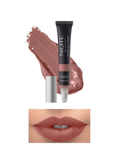 Note Cosmetique Mineral Matte Lip Cream Yarı Mat Bitişli Likit Ruj 01 Naked Kiss - Nude
