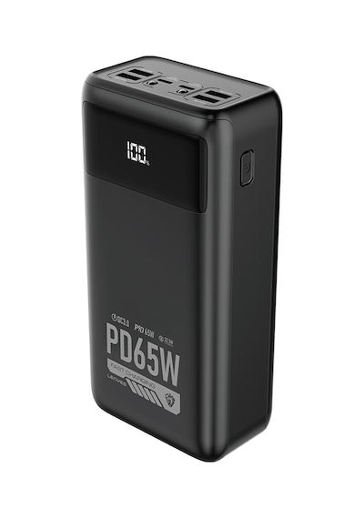 Lenyes Px591d Pro Hızlı Şarj Özellikli Dijital Led Göstergeli Powerbank 65w 50000mah Siyah