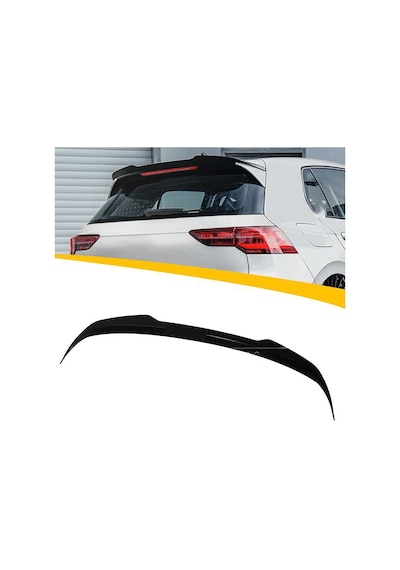 Vw Golf 8 Gtı Spoiler Parlak Siyah Spoyler Plastik İthal