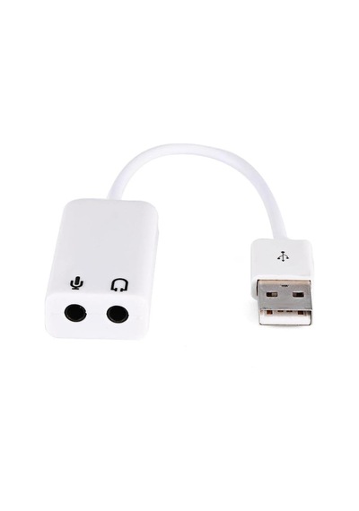 Harici Kablolu 7.1 Usb Ses Kartı 3.5mm Mikrofon Çevirici Dönüştürücü Adaptö