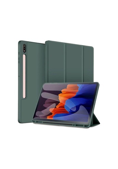 Samsung Galaxy Uyumlu Tab S8 Ultra 14.6" 2022 Sm x900 X906 Kılıf Kalem Bölmeli Smart Case
