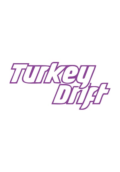Turkey Drift Araba Sticker 17x17 Cm Mor