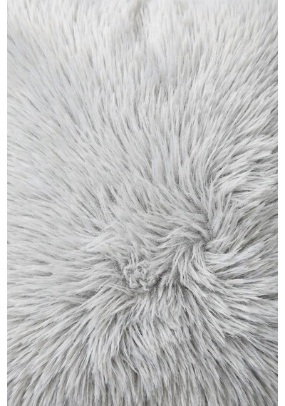 Raschel Home Tüy Dökmez Premium Yumuşak Kirpi Tavşan Tüyü Kırlent Kılıfı Yastık Kılıfı 1 Adet 43x43 Gri