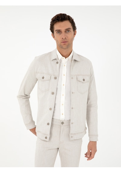 Cacharel Bej Regular Fit Jean Ceket