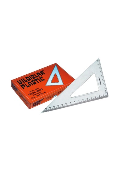 Yıldızlar Öğrenci Gönyesi 60 Derece 16 CM Küçük 97