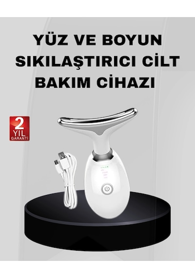 Kablosuz Şarjlı Yüz  Cihaz Ems Mikro Akım Masaj Aleti Çok Renkli