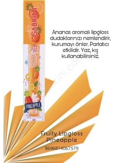 Meyveli Dudak Parlatıcısı Ananas 0