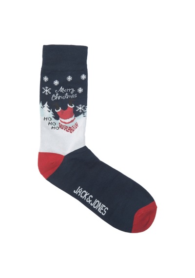 Jack & Jones Jacsanta Xmas Socks Giftbox Erkek Lacivert Çorap - 12221911