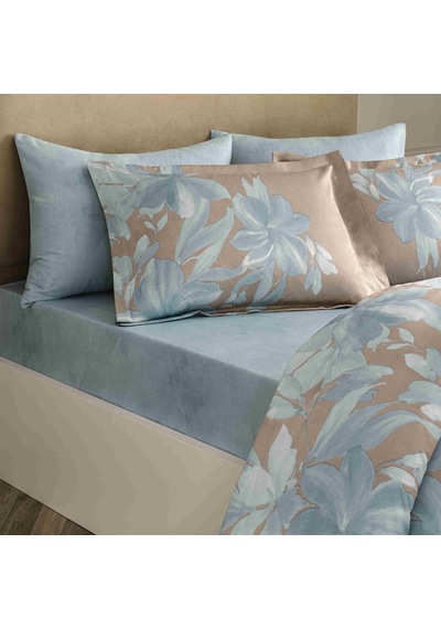 Linens Sc Azure Nevresim Takımı Çift Kişilik Mavi MAVI