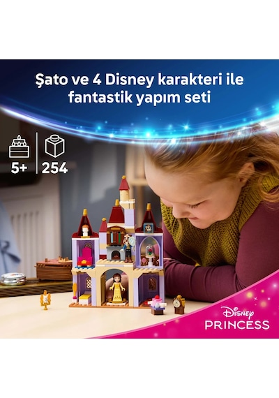LEGO® ǀ Disney Princess Güzel ve Çirkin’in Büyülü Şatosu 43289 – 5 Yaş Üzeri için 4 Karakter İçeren Oyuncak Yapım Seti (254 Parça)