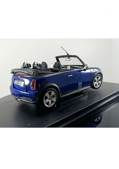Welly 1:18 Mini Cooper S Cabrio Lacivert Model Araba