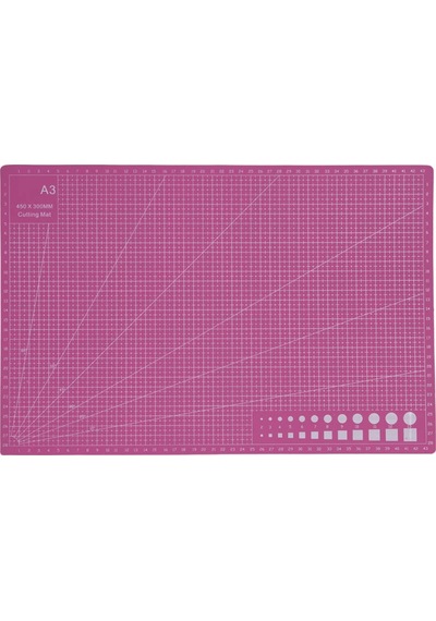 Kesim Matı A3 45cm X 30cm Pembe