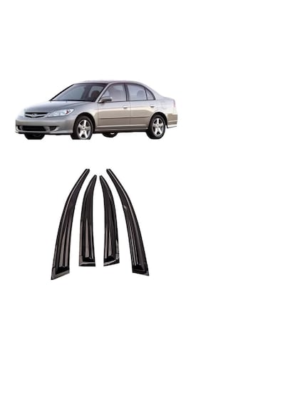 Honda Civic 2004-2006 Vtec Uyumlu Mugen 4 Lü Cam Rüzgarlığı