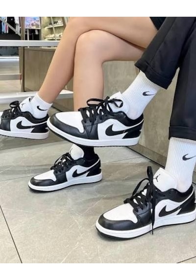 Nike Air Jordan 1 Low Panda Unısex Basketbol Ayakkabısı-sportxstore Siyah-beyaz
