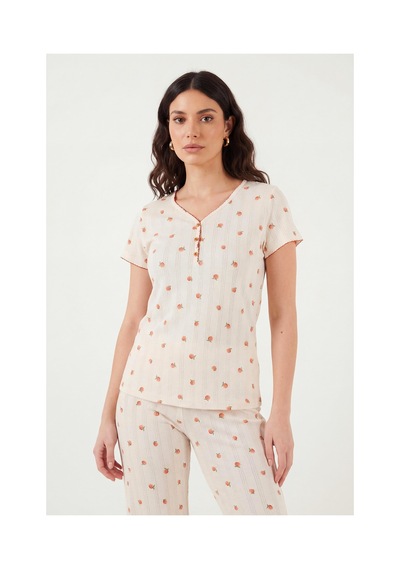 Lela Bayan Pijama Takımı 65770755 Ekru