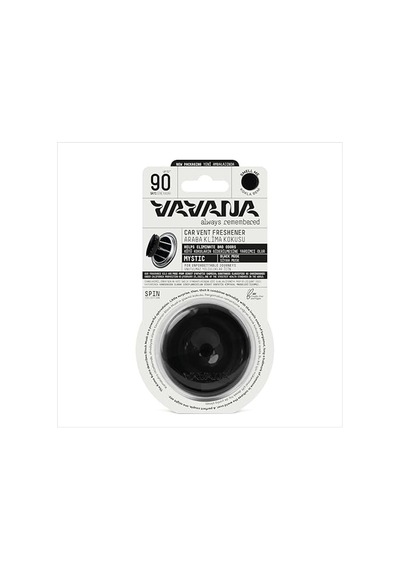 Vavana Spin Araba Klima Kokusu - Profesyonel Otomobil Kokusu Bpa & Sıvı İçermez 90 Gün Etkili - 2'li Set Mystıc