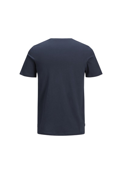 Jack & Jones Erkek Bisiklet Yaka Basic Tişört - Organic Navy Blazer
