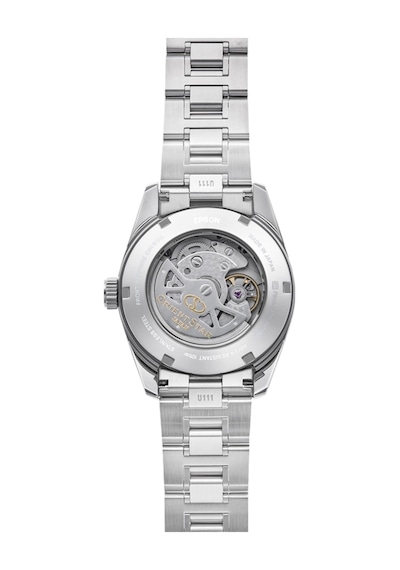 Orient Star Re-au0112v00b Kurmalı Otomatik Çelik Gri Mor Kadran Safir Cam 10 Atm 39 Mm Erkek Kol Saati