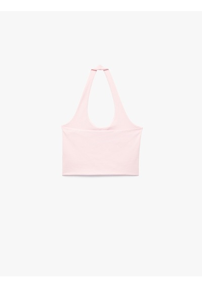 Koton Halter Yaka Kolsuz Pamuklu Crop Bluz Pembe 6sal30055ık Gül Koton Halter Yaka Kolsuz Pamuklu Crop Bluz Pembe 6sal30055ık Gül