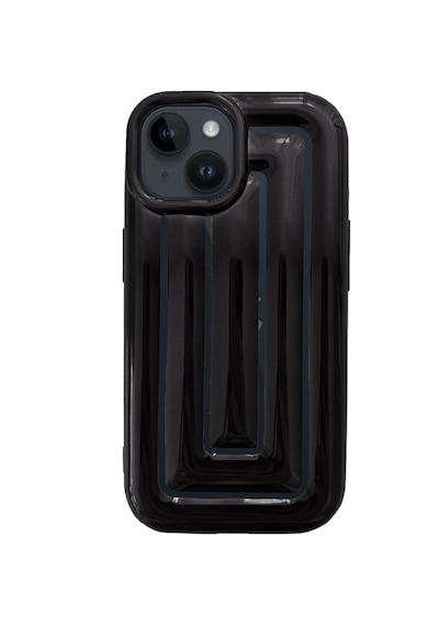 Apple Uyumlu iPhone 14 Rudra Seri Labirent Desen 3d Metalik Silikon Kapak
