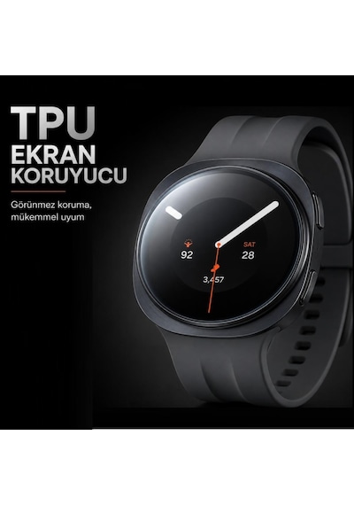Samsung Galaxy Watch 9 40mm İle Uyumlu Ekran Koruyucu Tpu, Tam Kaplayan Akıllı Saat Koruması 2 Adet, Çizilmeye Dayanıklı Koruma