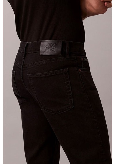Calvin Klein Erkek Slim Straight Kesim 5 Cepli Jean Pantolon - Siyah Evenıng Blue