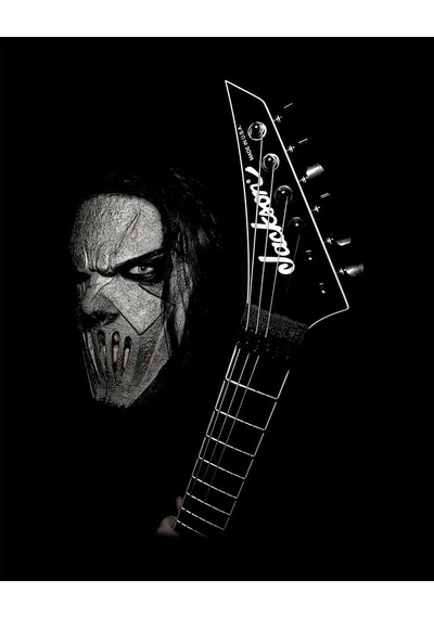 Zepplin Giyim Slipknot Mick Thomson Guitar Büyük Sırt Patch Yama