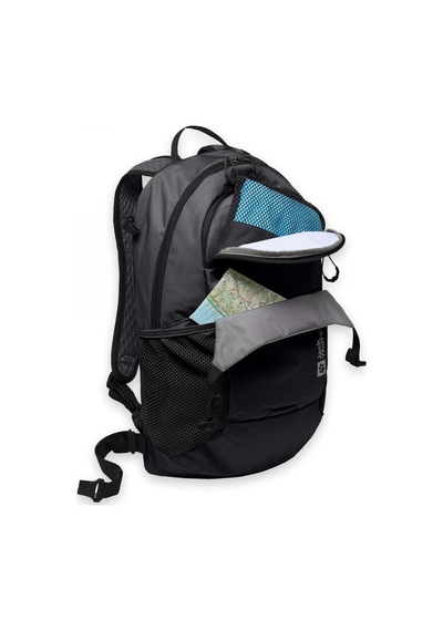 Jack Wolfskin A64003 Outdoor Sırt 10x27x45 Siyah Un Spor Çanta Siyah