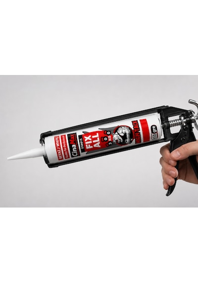 Beyaz Güçlü Silikon Seti 450 Gr + 100 Gr High Tack Çok Amaçlı Yapıştırıcı Mastik Seti