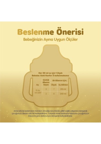 3. Aylık Bebekler İçin Devam Sütü, 800 Gr X 2 Paket