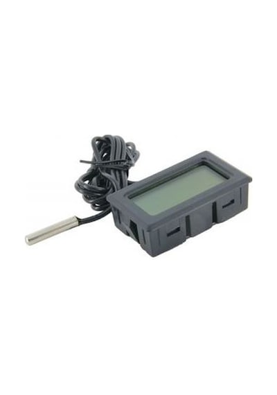Sıcaklık Ölçer Mini Dijital Metal Prob Dijital Termometre