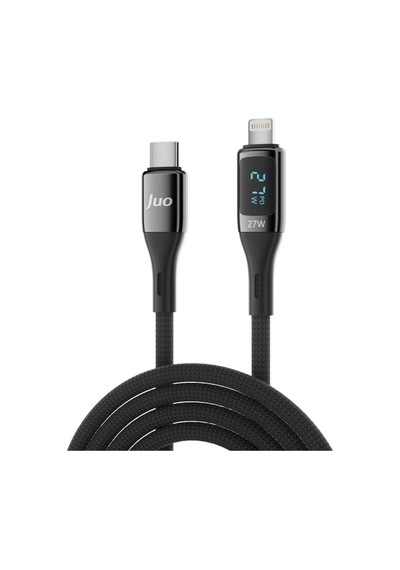 27w Dijital Led Ekranlı Usb Type-c To Lightning iPhone Uyumlu iPad Uyumlu Hızlı Şarj Ve Data Kablosu 1 Metre Diğer