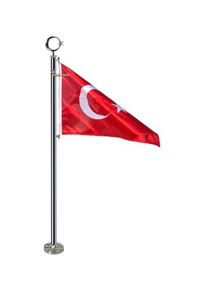 Şehitlik Mezarlık Bayrak Direği Paslanmaz 1 M