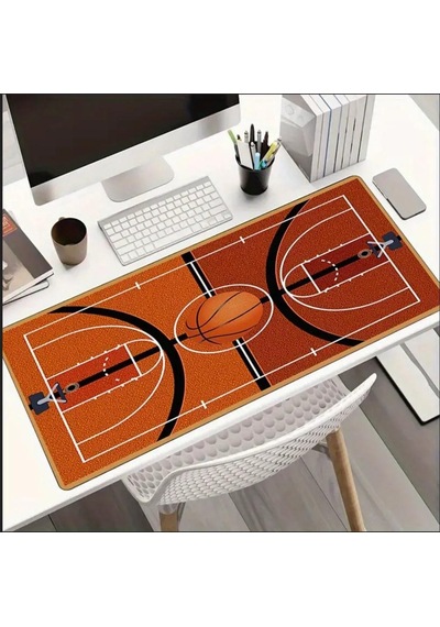 70x30 Cm Basketbol Sahası Temalı Kaydırmaz Taban Speed Yüzey Oyuncu Mouse Pad Gaming